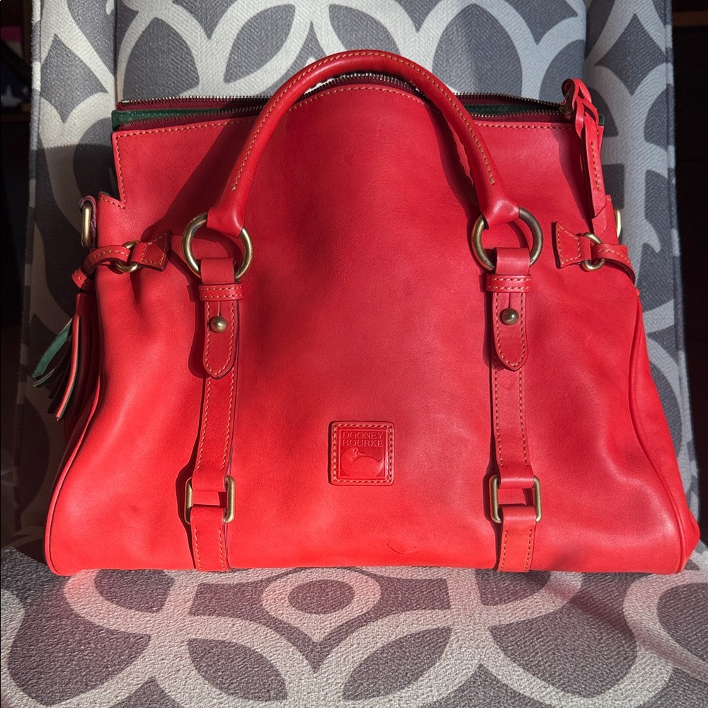 Dooney & Bourke Vibrant Red Satchel